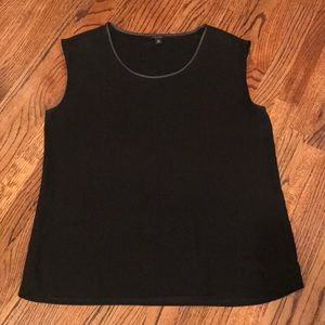 Ann Taylor Black Silk Shell
